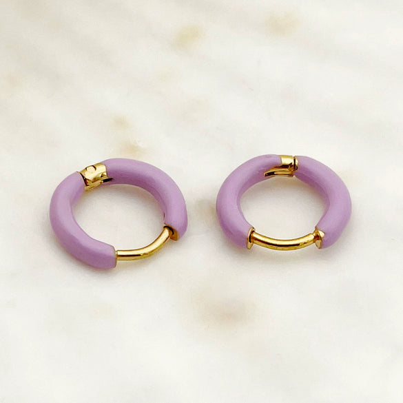 Wholesale Geometric Stainless Steel 14K Gold Plated Earrings For Women