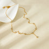 Wholesale Geometric Stainless Steel 18K Gold Plated Oshaped Chain Tassel Yshaped Necklace For Women
