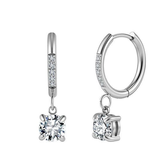 Wholesale Geometric Stainless Steel 18K Goldplated Earrings For Women
