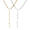 Wholesale Geometric Stainless Steel Oshaped Chain Yshaped Tassel Necklace With Vacuum Real Gold Plating For Women