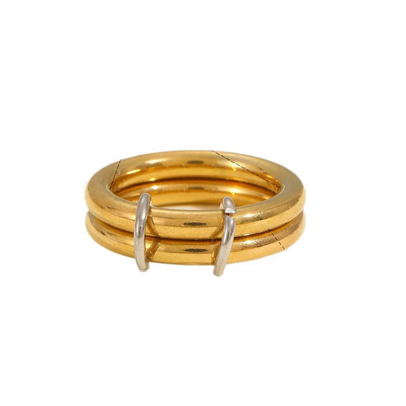 Wholesale Geometric Stainless Steel Ring Simple Style Electroplated Unisex
