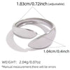Wholesale Geometric Stainless Steel Rings And Bracelets With Pvd Furnace Vacuum Real Gold Plating Unisex Jewelry