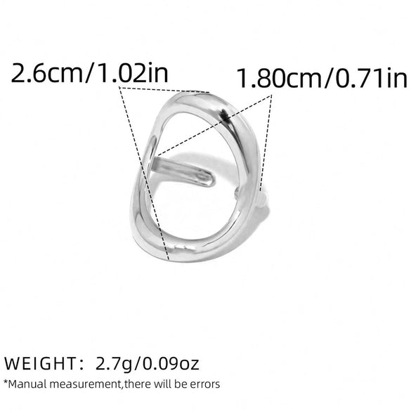 Wholesale Geometric Stainless Steel Rings And Bracelets With Pvd Furnace Vacuum Real Gold Plating Unisex Jewelry
