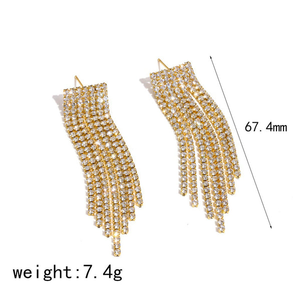 Wholesale Geometric Stainless Steel Vacuum Real Gold Plated Earrings For Women