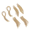 Wholesale Geometric Stainless Steel Vacuum Real Gold Plated Earrings For Women