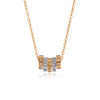 Wholesale Geometric Stainless Steel Vacuum Real Gold Plated Necklace For Women