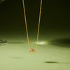 Wholesale Geometric Stainless Steel Vacuum Real Gold Plated Necklace For Women