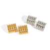 Wholesale Geometric Stainless Steel Vacuum Real Gold Plated Women's Earrings Accessories