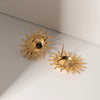 Wholesale Geometric Star Ear Clip Earrings Stainless Steel Jewelry With 18K Gold Electroplating For Women