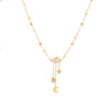 Wholesale Geometric Star Stainless Steel Electroplated Tassel Necklace With Oshaped Chain For Women