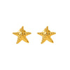 Wholesale Geometric Starfish Stainless Steel 18K Gold Plated Earrings For Women