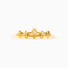 Wholesale Geometric Sterling Silver Crown Zircon Women's Ring With Electroplating