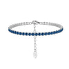 Wholesale Geometric 925 Sterling Silver Cubic Zirconia Tennis Bracelet With Electroplating For Women