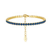 Wholesale Geometric 925 Sterling Silver Cubic Zirconia Tennis Bracelet With Electroplating For Women