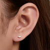 Wholesale Geometric Sterling Silver Diamond Earrings For Women