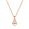 Wholesale Geometric Style Copper Pendant Stainless Steel Necklace For Women