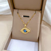 Wholesale Geometric Style Copper Pendant Stainless Steel Necklace Unisex