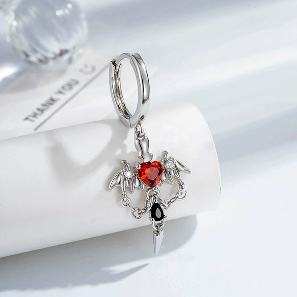 Wholesale Geometric Style Copper Zircon Earrings With Electroplating For Women