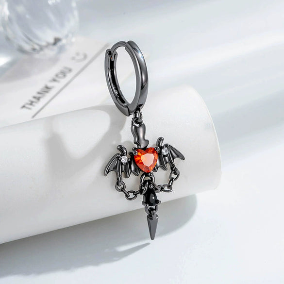 Wholesale Geometric Style Copper Zircon Earrings With Electroplating For Women