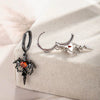 Wholesale Geometric Style Copper Zircon Earrings With Electroplating For Women