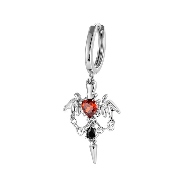 Wholesale Geometric Style Copper Zircon Earrings With Electroplating For Women