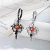 Wholesale Geometric Style Copper Zircon Earrings With Electroplating For Women