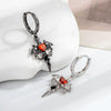 Wholesale Geometric Style Copper Zircon Earrings With Electroplating For Women