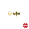 Wholesale Geometric Style S925 Sterling Silver Ear Jewelry With Environmentally Friendly Electroplating For Unisex