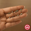 Wholesale Geometric Style S925 Sterling Silver Ear Jewelry With Environmentally Friendly Electroplating For Unisex