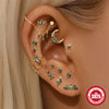 Wholesale Geometric Style S925 Sterling Silver Ear Jewelry With Environmentally Friendly Electroplating For Unisex