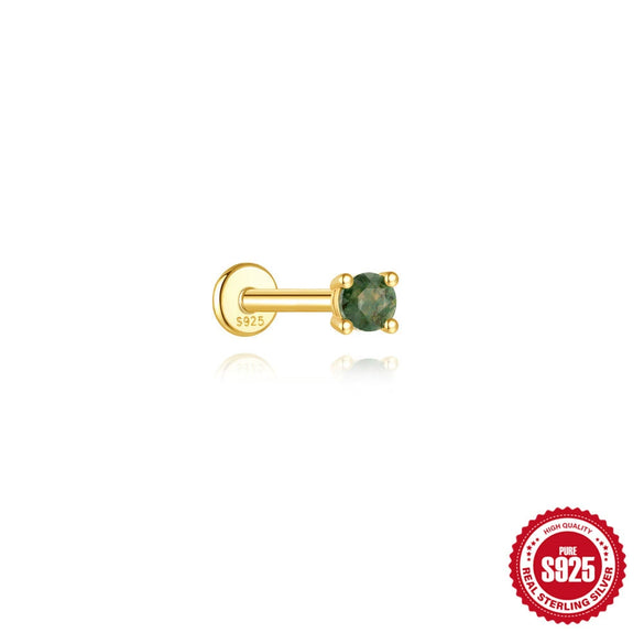 Wholesale Geometric Style S925 Sterling Silver Ear Jewelry With Environmentally Friendly Electroplating For Unisex