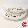 Wholesale Geometric Style S925 Sterling Silver Ear Jewelry With Environmentally Friendly Electroplating For Unisex