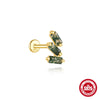 Wholesale Geometric Style S925 Sterling Silver Ear Jewelry With Environmentally Friendly Electroplating For Unisex