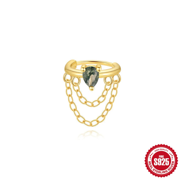 Wholesale Geometric Style S925 Sterling Silver Ear Jewelry With Environmentally Friendly Electroplating
