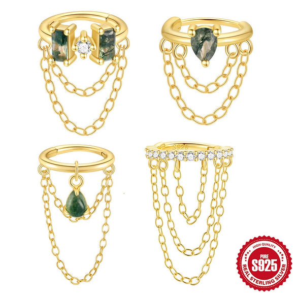 Wholesale Geometric Style S925 Sterling Silver Ear Jewelry With Environmentally Friendly Electroplating