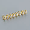 Wholesale Geometric Style S925 Sterling Silver Electroplated Earring Jewelry