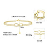 Wholesale Geometric Style S925 Sterling Silver Women's Anklet With Double Layer 8 Word Lucky Symbol