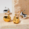 Wholesale Geometric Style Stainless Steel Electroplated Gold Earrings For Women