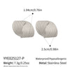 Wholesale Geometric Style Vacuum Real Gold Plated Stainless Steel And Titanium Steel Earrings For Women