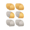 Wholesale Geometric Style Vacuum Real Gold Plated Stainless Steel And Titanium Steel Earrings For Women