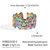 Wholesale Geometric Stylish Colorful High End Design Stainless Steel Ring With Electroplating Jewelry Accessories