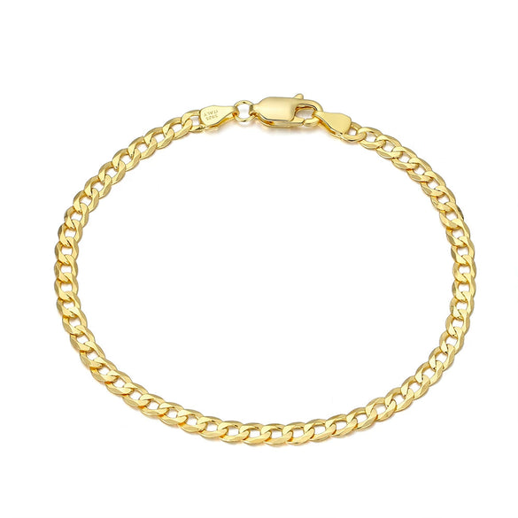 Wholesale Geometric Thin Car Flower Side Chain S925 Sterling Silver Necklace Electroplated Unisex Trendy