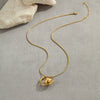 Wholesale Geometric Titanium Steel And Stainless Steel Necklace Electroplated For Women