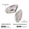 Wholesale Geometric Titanium Steel Earrings With Electroplating For Women