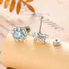 Wholesale Geometric Titanium Steel Earrings With Zirconia Fashion Style Unisex