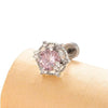 Wholesale Geometric Titanium Steel Earrings With Zirconia Fashion Style Unisex