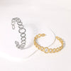 Wholesale Geometric Titanium Steel Electroplated Female Bracelet In Ins Style