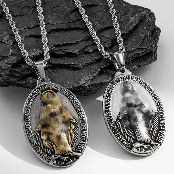 Wholesale Geometric Titanium Steel Electroplated Pendant Necklace For Men