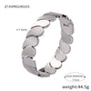 Wholesale Geometric 316L Stainless Steel Multi Layer Bright Bracelet With Water Drop Stitching And Electroplating Design