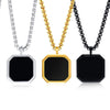 Wholesale Geometric Titanium Steel Necklace Jewelry Suitable For Women And Men With Electroplating Process